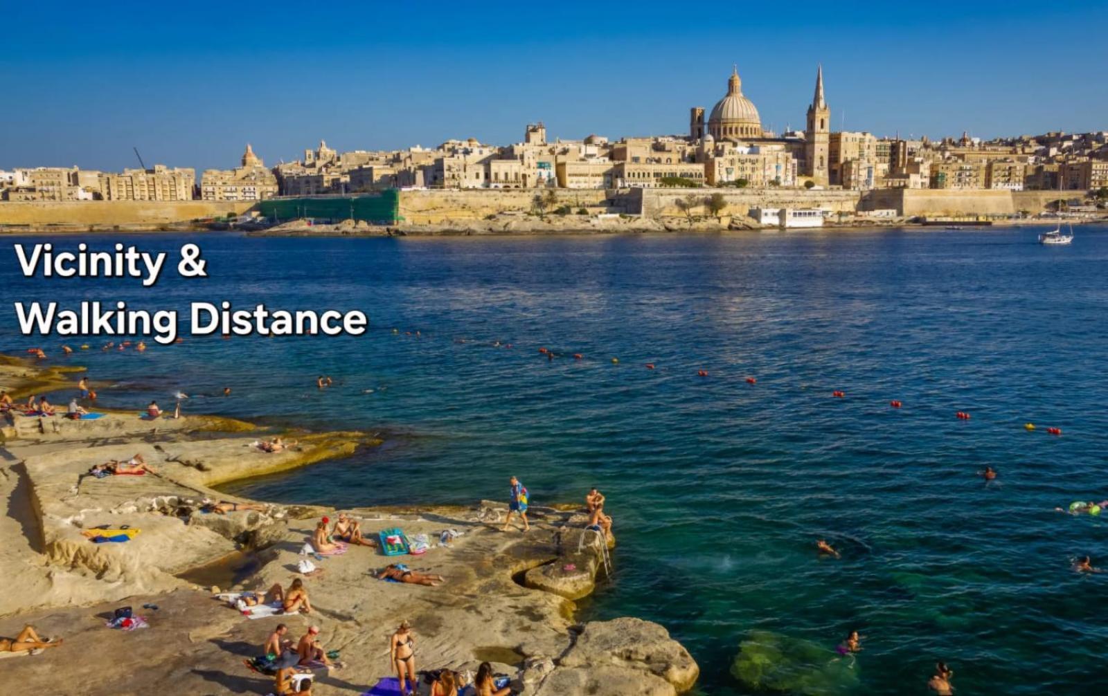 Modern Sliema Apartment Near Sea מראה חיצוני תמונה